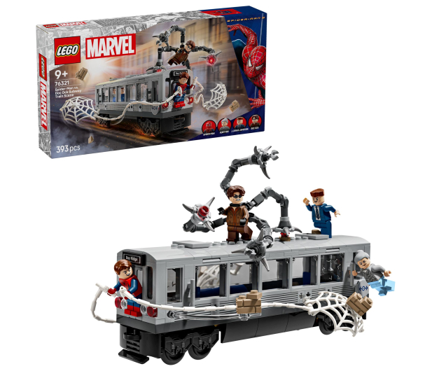 LEGO Super Heroes 76321 Spider-Man kontra Doc Ock — scena w metrze - 1331727 - zdjęcie 6